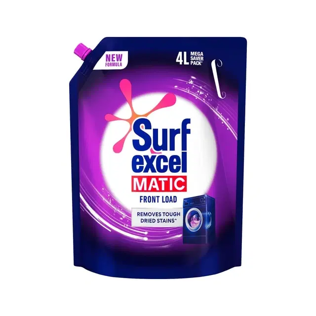 Surf Excel Matic Front Load Liquid Detergent 4 L (Refill)