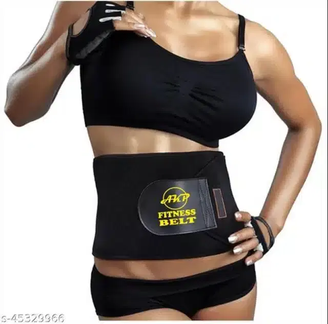 Sweat Belt for Unisex, Black, Free Size