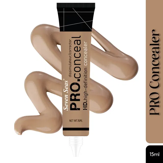 Seven Seas Pro HD High Definition Concealer, Ivory (15 ml)