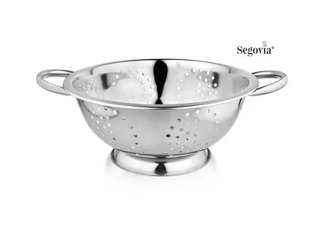 Segovia Stainless Steel Strainer Colander 3.5L, Silver, SS-19