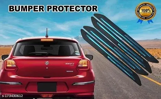 PVC Car Bumper Protector, Multicolor, Pack of 4
