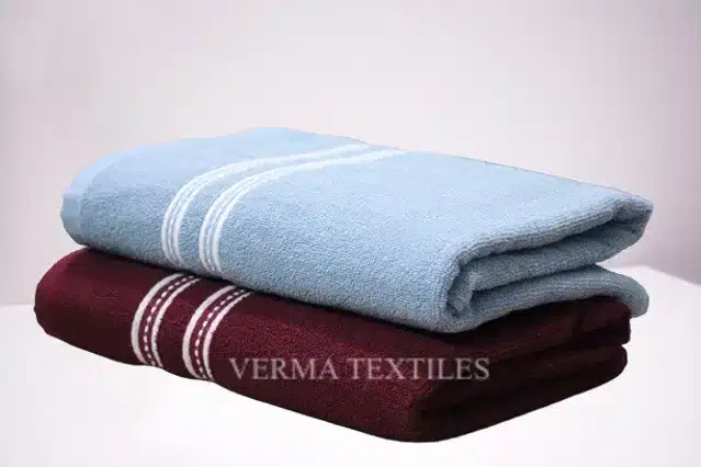 Bath Towel, 27x54 inches, Pack of 2, Multicolor