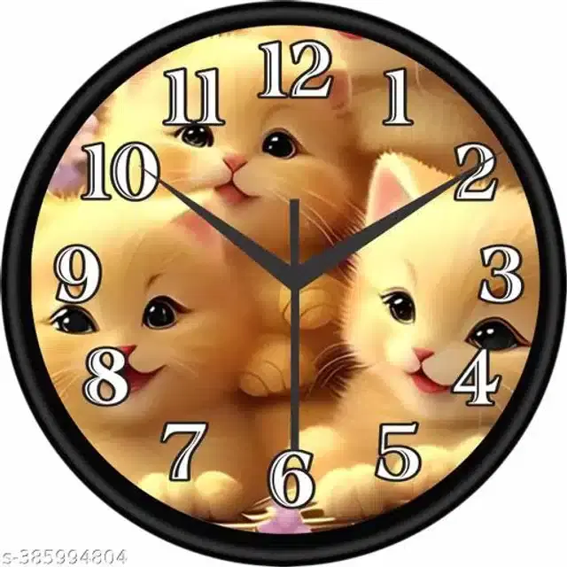 Analog Wall Clock for Home, Multicolor