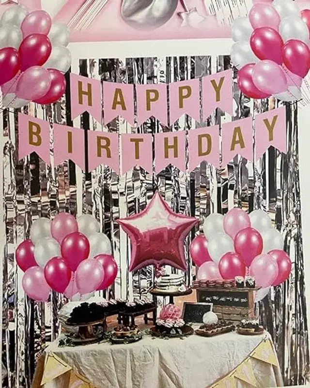 Birthday Decoration Kit, Multicolor, Set of 1