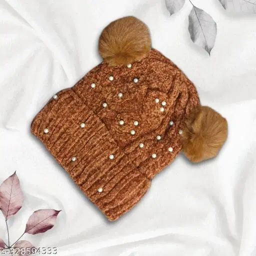 Woolen Caps for Kids 1 (Multicolor, 2-3 Years)