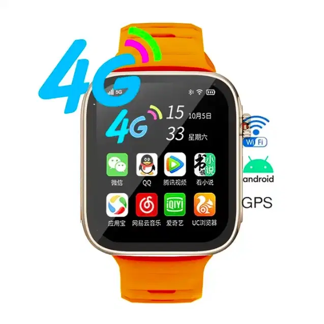 Nylon Strap Smart S8 Ultra Smart Watch for Men & Women, Orange