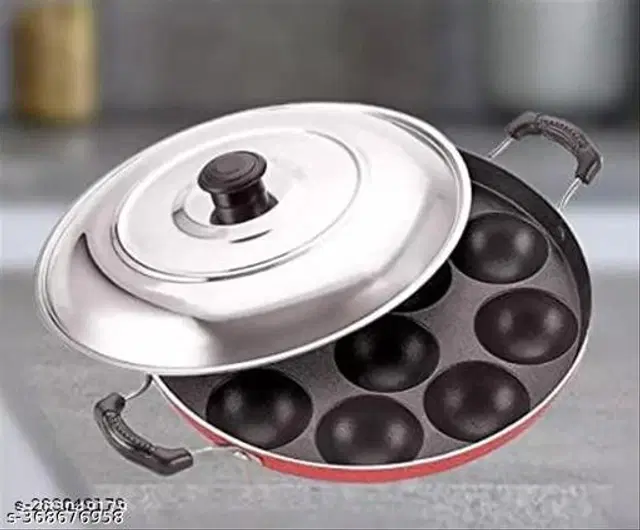 Aluminium Appam Maker, Multicolor