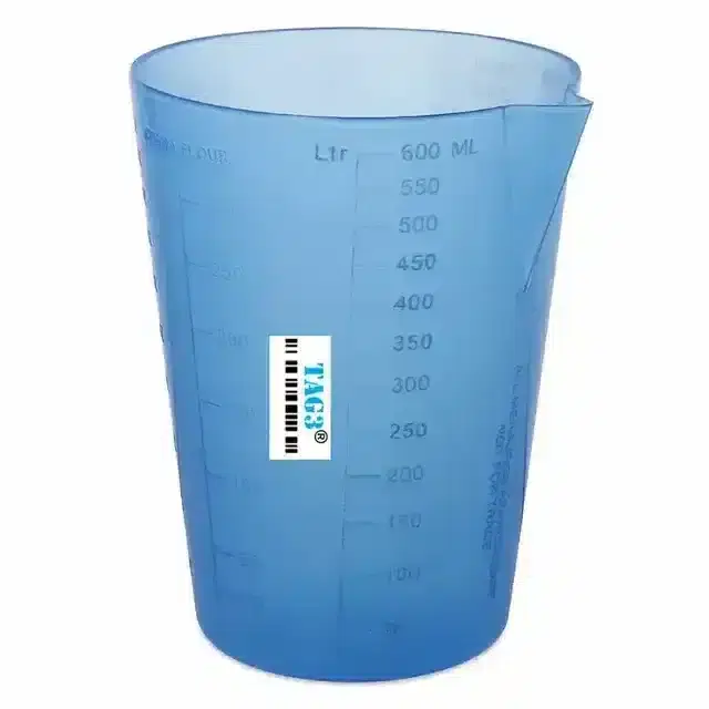 K Kudos Professional Plastic Measure Cup Glass For Kitchen Cooking Baking & Measuring Solids And Liquid
