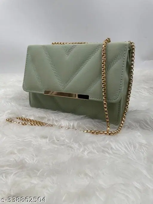 TRUE FASHION. Sling Bag for Women (Green, Free size)