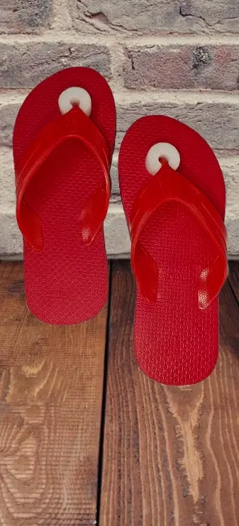 Flipflops for Men (Red, 7)