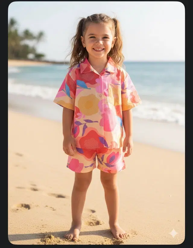 Cotton Blend Clothing Set for girls, Multicolour (2-3 Years)