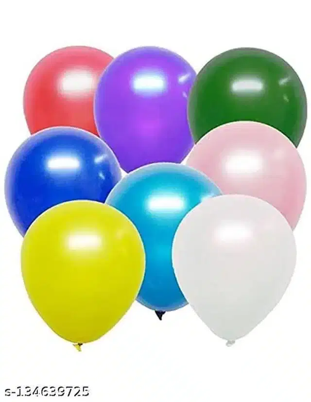 Balloons for Decoration, Multicolor, Pack of 100