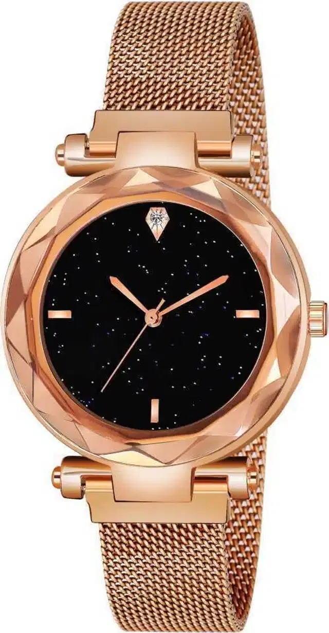 Analog Watch for Women (Rose Gold)