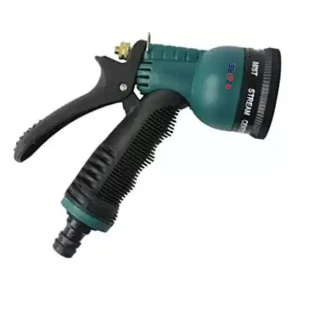 Brass Rod 8 Flow Water Spray Gun, Multicolor