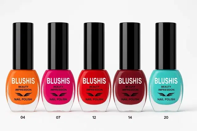 Blushis Long Stay Trendy Colors Nail Polish Combo Set (Multicolour)  (Pack of 6)