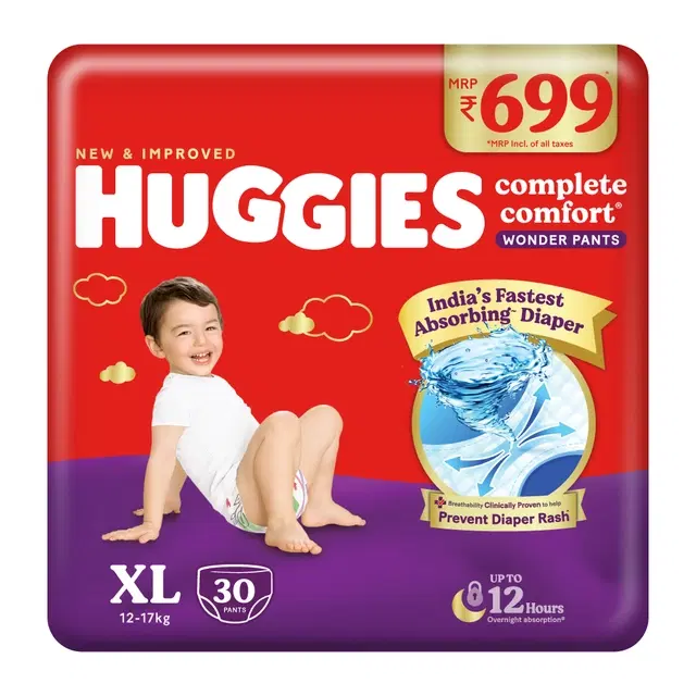 Huggies Complet Comfort Wonder Pants ,XL (30 Counts)