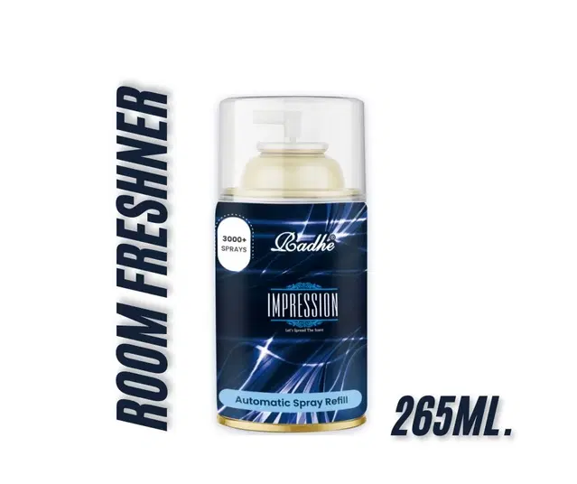 Radhe Impression Automatic Room Spray Refill, 265 ml