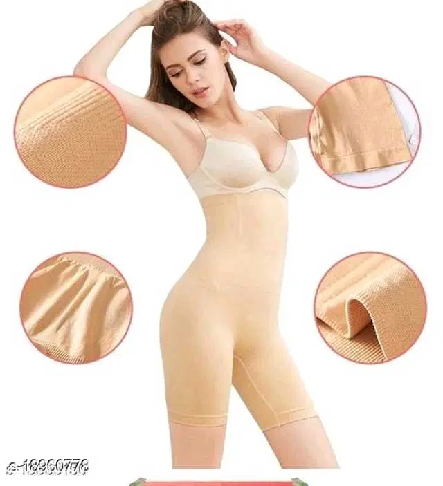 Women Innerwear Mid Thigh High Waist Shapewear For Women (S531)