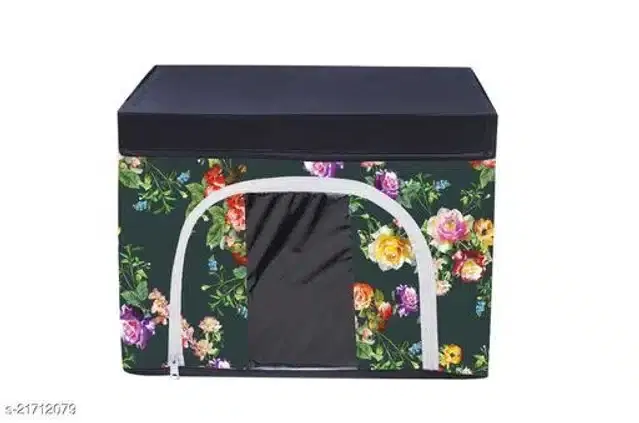 PVC Foldable Under Bed Storage, Multicolor