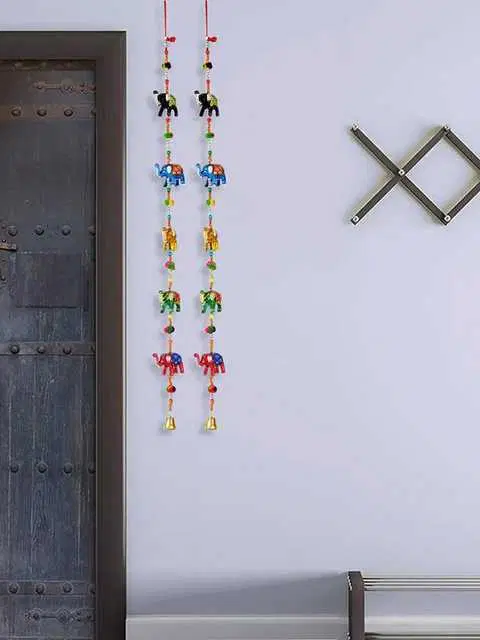 Colourful Windchime With Sound, For Home & Office Decorative, Pack Of 2, Multicolor, RS-026