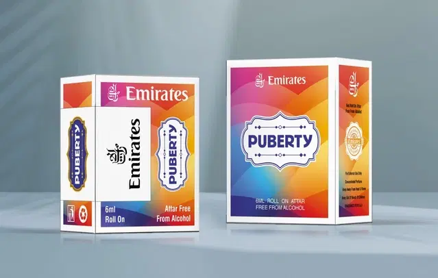 Emirates Puberty Alcohol Free Roll On Ittar for Men & Women, 6 ml