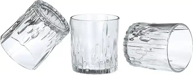 Liquor cum Cocktail Glasses, Transparent, 200 ml, Pack of 3
