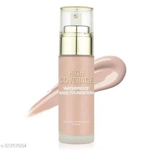 High Coverage Waterproof Base Foundation, Multicolor, Pack of 1