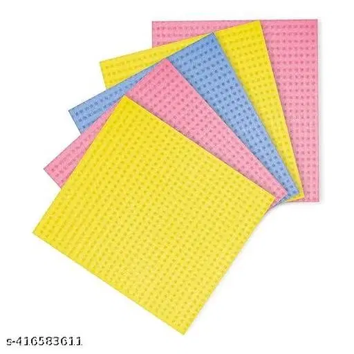 Cleaning Sponges for Kitchen, Multicolor, Pack of 5