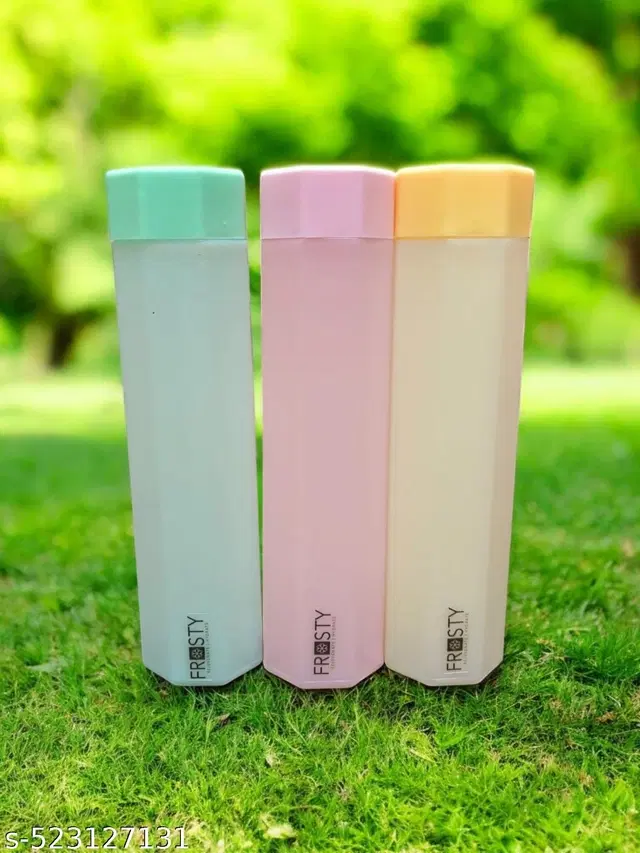 Plastic Water Bottles, Multicolor, 1000 ml, Pack of 3