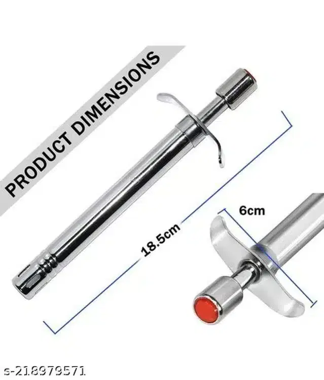 Stainless Steel Gas Lighter, Silver