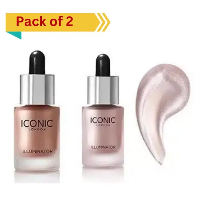 Liquid Shimmer Highlighter, Pack of 2
