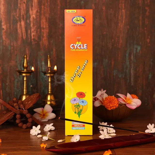 Cycle Pure Three in One Agarbatti, 100 g