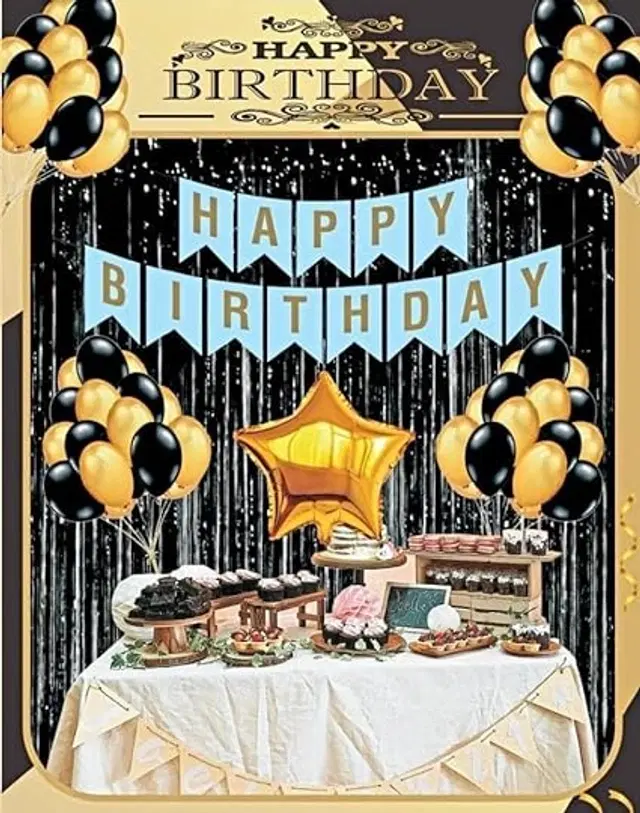 Birthday Decoration Kit, Multicolor, Set of 1