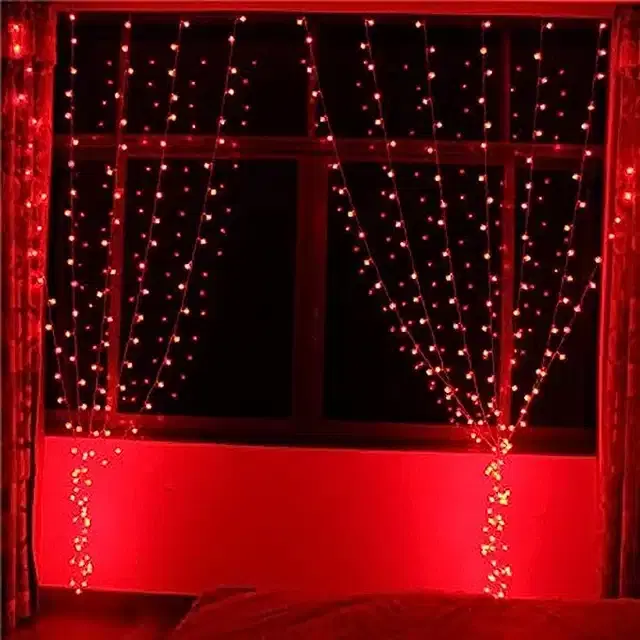 LED String Lights, Red, 15 m
