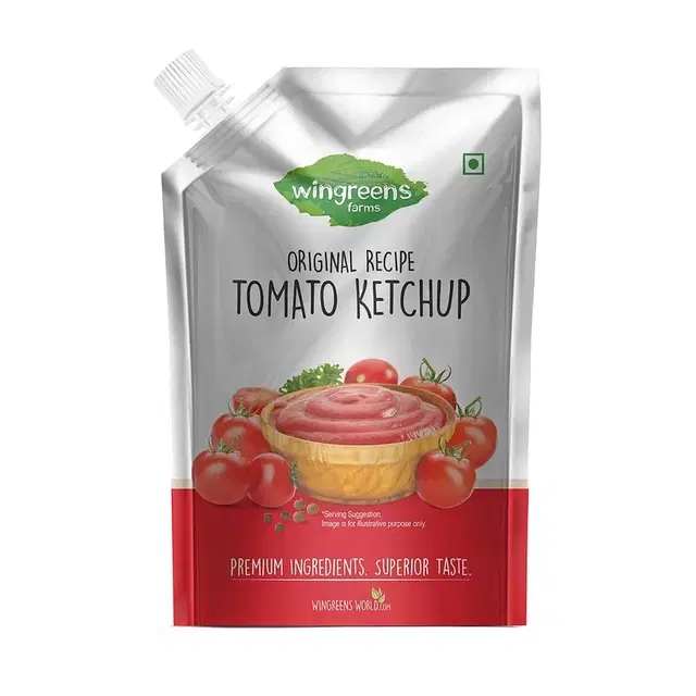 Wingreens Farms Tomato Ketchup 450 g (Pouch)