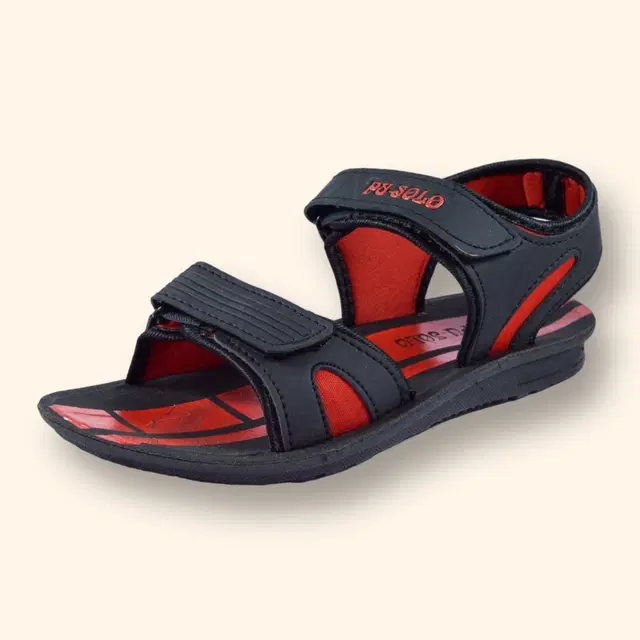 Sandals for Men (Black, 6)