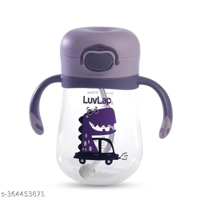 LuvLap Plastic Feeding Bottle for Baby, Multicolor, 300 ml