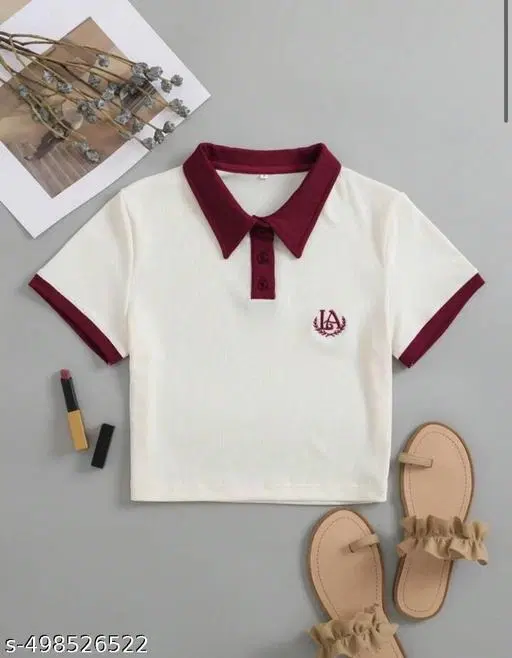 Lycra Top for Women, White (XS)