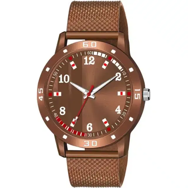 Analog Watch for Men (Brown)