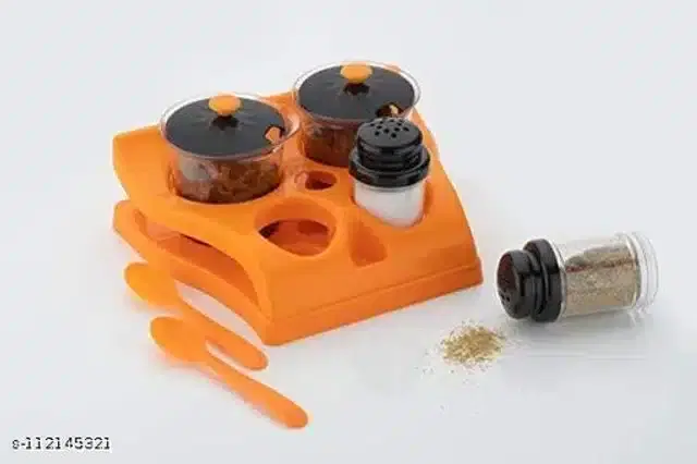 4 in 1 Plastic Spice Rack, Assorted, Pack of 1