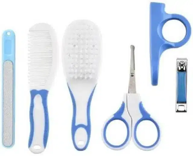 Manicure & Pedicure Kit for Kids, Blue & White, Set of 6
