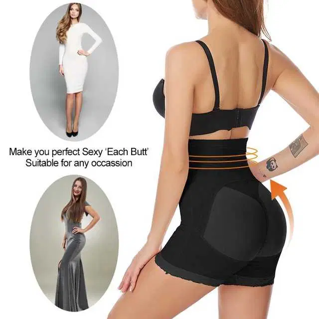 Women’s Cotton Lycra Tummy Control 4-in-1 Blended High Waist Tummy & Thigh Shapewear (S275)