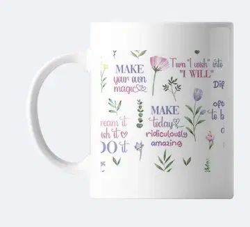 Ceramic Gifting Mug, White, 330 ml