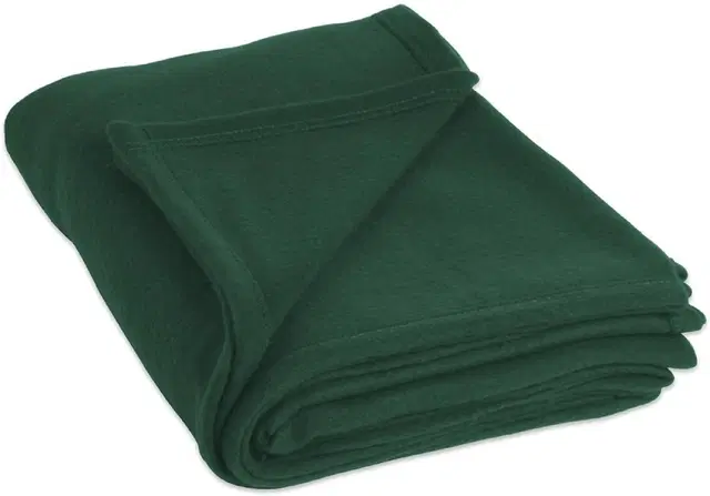 Fleece Blanket, Green, 60x90 Inches