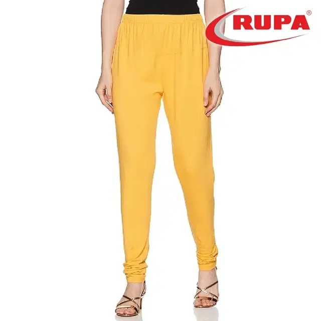 Rupa Cotton Lycra  CHURIDAR LEGGINGS for women, Beige (Free Size)