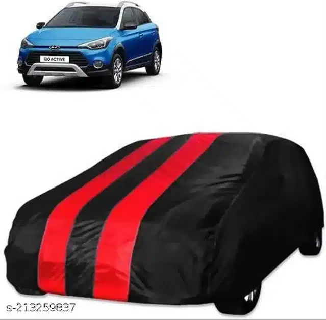Taffeta Waterproof Car Cover for Hyundai i20 Active, Multicolor