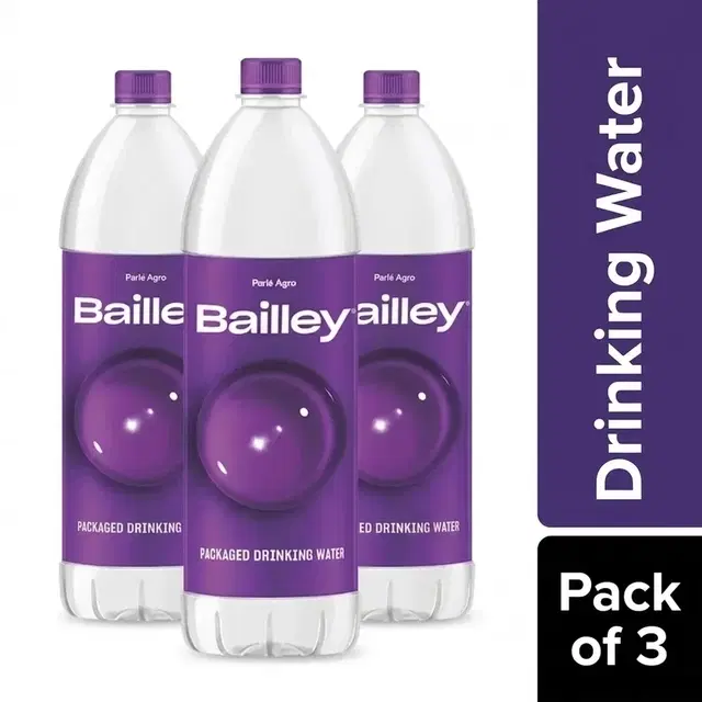 Bailley Package Drinking Water 3X1 L - Pack of 3