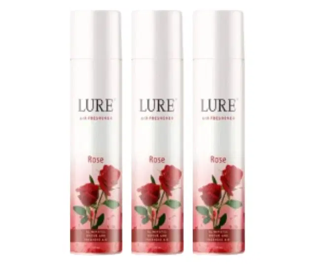 Rose Air Freshener, 220 ml, Pack of 3