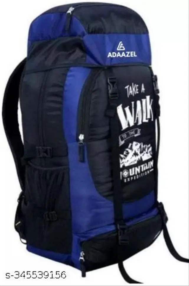 Hiking Backpack for Men & Women, Navy Blue & Black