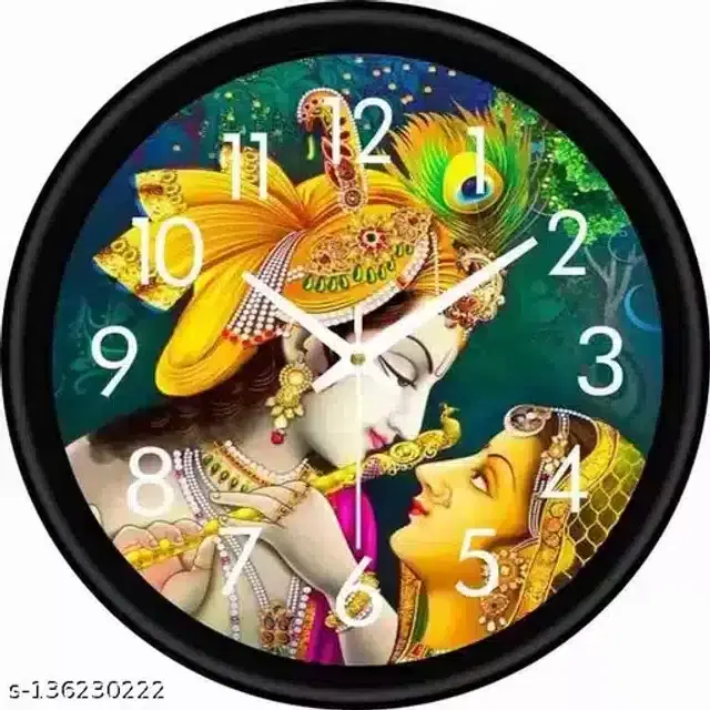 Wall Clock for Home, Multicolor, 10"